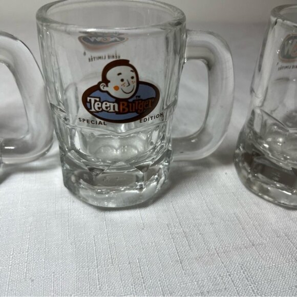 AW mini mugs Glass Drinkware Set Fun for kids Small mugs - Picture 3 of 6